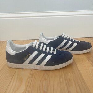 Women's Navy Suede Adidas Gazelle Size 7.5